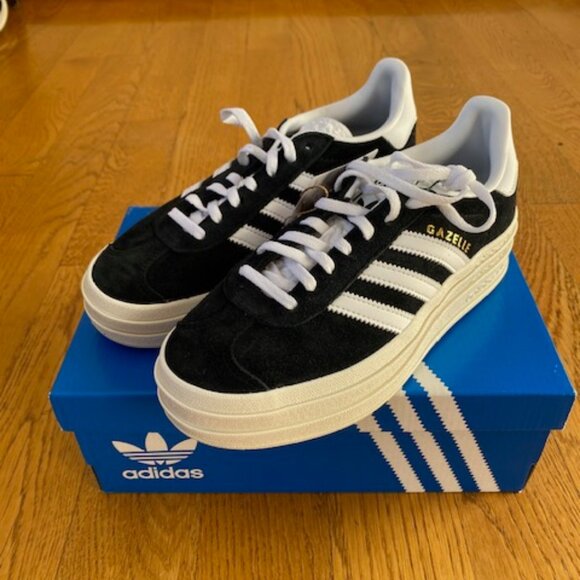 Addidas Shoes - Addidas Gazelle Bold W - Black - Size US 6